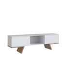 Rack Para Tv Até 60 Polegadas Com 2 Portas E 1 Nicho Nobu Branco Montana Rack Para Tv Até 60 Polegadas Com 2 Portas E 1 Nicho Nobu Branco Montana