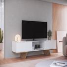 Rack para TV até 60 Polegadas com 2 Portas e 1 Nicho Nobu Rack para TV até 60 Polegadas com 2 Portas e 1 Nicho Nobu