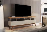 Rack Para Tv Até 60 Polegadas Vivare Wood 2 Gavetas - 2 Cores Rack Para Tv Até 60 Polegadas Vivare Wood 2 Gavetas - 2 Cores