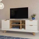 Rack Para Tv até 65" Michigan Com 2 Gavetas e 4 Nichos