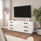 Rack para TV até 65 Polegadas 150,1cm Comoda com 6 Gavetas Lisboa