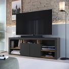 Rack para TV até 65 Polegadas com 2 Portas e 5 Nichos Rack para TV até 65 Polegadas com 2 Portas e 5 Nichos