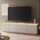 Rack para TV até 65 Polegadas com Iluminação em LED 183,4cm Rabat Yescasa Bege
