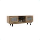 Rack para Tv até 65 Polegadas Duas Portas Tela Carvalho Oak Decibal RK3200