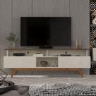Rack para Tv até 70 Polegadas 2 Gavetas e Nichos Tulum 180cm
