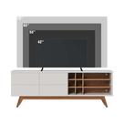 Rack para TV ate 70 Polegadas Isabel Off-White Matte Freijo Rack para TV ate 70 Polegadas Isabel Off-White Matte Freijo