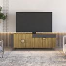 Rack para TV até 72 Polegadas 173,7cm 3 Portas Meia Lua