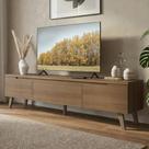 Rack para TV até 75 Polegadas 180 cm 2 Portas 1 Gaveta Rustic Dune Madesa