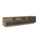 Rack Para Tv Até 75 Polegadas Com Iluminação Led Ravenna Gra