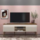 Rack Para Tv Até 75 Polegadas Com Led Lumina 2 Portas