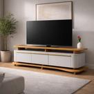 Rack para TV ate 75 Polegadas Guarapari Bechara 180cm com 3 Portas