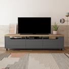 Rack para TV até 75 Polegadas MDF 200cm Tampo Engrossurado Mercury