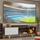 Rack Para Tv Até 80 Polegadas 160cm Com Pés Rustic/branco Torino Madesa Rustic/branco