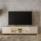 Rack para TV até 84 Polegadas com LED MDF 239cm Santorini