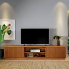 Rack para TV até 85 Polegadas 100% MDF Ripado 2 Portas Valência