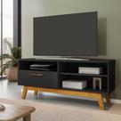 Rack para TV Charlie Preto Fosco Rack para TV Charlie Preto Fosco
