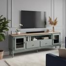 Rack para Tv com Pés Luiz XV 2 Gavetas 2 Portas e Nicho 751 Meyer Móveis - Branco Laca Rack para Tv com Pés Luiz XV 2 Gavetas 2 Portas e Nicho 751 Meyer Móveis - Branco Laca