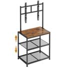 Rack para TV Cottage Charm 23-50" Marrom Rústico para Canto