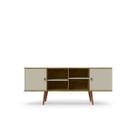 Rack Para Tv De 52 Polegadas 2 Portas Nature/Off White Estrela Patrimar Rack Para Tv De 52 Polegadas 2 Portas Nature/Off White Estrela Patrimar