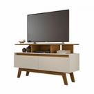 Rack Para Tv De Até 50" Cinamomo/off White Rubi Bechara