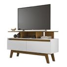 Rack para TV Rubi 1.2 2 Portas Cinamomo/Branco - Bechara