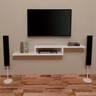 Rack Para TV Suspenso em MDF Prateleira Sala Quarto - Compmovel