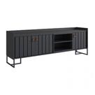 Rack para TV Trendy 180cm Preto Metta Mobili