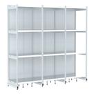 Rack Parede 202 Fit 60 Ate 3 Metros Branco 12 Bandeja Pe Branco