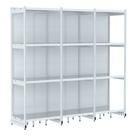 Rack Parede 202 Fit 60 Ate 3 Metros Branco 12 Bandeja Spe