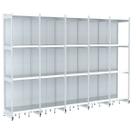 Rack Parede 202 Fit 60 Ate 5 Metros Branco 20 Bandeja Branco