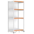 Rack Parede 202 Fit 60 Inicial Branco 90x60 Pe Laranja