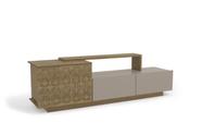Rack Paris Kappesberg M943 para TV 50 Cor Nogueira Fendi