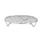 Rack Redondo Empilhável Para Fritadeira De Ar, Com Pernas, Aço Inoxidável, Grade Anticorrosão,