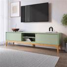 Rack Retrô para TV até 75 Polegadas 2 Portas MDF 180cm Bento Yescasa