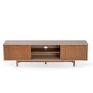 Rack Rischio Ripado para TV até 65 Polegadas MDF 180cm Pés em Madeira Maciça