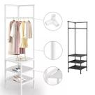 Rack Roupa Modular Cabideiro Prateleira de Canto Organizador