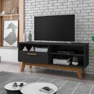 Rack Sala Paládio para Tv até 55 1.4 Preto Fosco