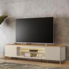 Rack Santorini com Led TV até 85 polegadas Linea Brasil