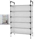 Rack Sapateira 6 Andares 18 Pares Sandalia Tenis Sapato Chinelos Porta Objeto Livro Hall de Entrada Organizador Multiuso Resistente Prateleira Ajustav Rack Sapateira 6 Andares 18 Pares Sandalia Tenis Sapato Chinelos Porta Objeto Livro Hall de Entrada Organizador Multiuso Resistente Prateleira Ajustav