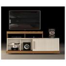 Rack Scala 1 Porta Carvalho Nobre Off White