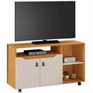 Rack Seleto para TV até 49 Polegadas 2 Portas JCM Cor Cinamomo Off White