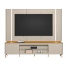 Rack sem Led e Painel com Led Santorini TV 75 polegadas Linea Brasil