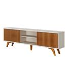 Rack Siena 220 Com Pes Mavaular Off White-