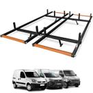Rack Suporte de Teto Porta Escadas Roletes Vans e Furgões Universal