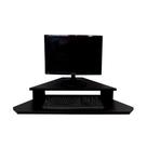 Rack Suspenso Aparador Bancada Estante De Canto Para Computador Monitor Preto