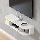 Rack suspenso mdf 90x25cm flutuante para tv sala quarto escritorio design moderno e multifuncional