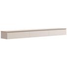 Rack Suspenso Para Painel ou TV até 75 Polegadas 3 Gavetas 1,80m Aspen Off White EDN