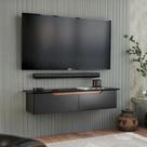 Rack Suspenso Para Sala Quarto Home Estante Parede Bancada Prateleira Flow - JM3 Móveis