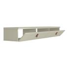 Rack Suspenso para TV até 55 Polegadas Line 2 Portas Off White 160 cm