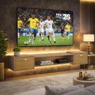 Rack suspenso para TV ate 75 com nicho 1.80 leão